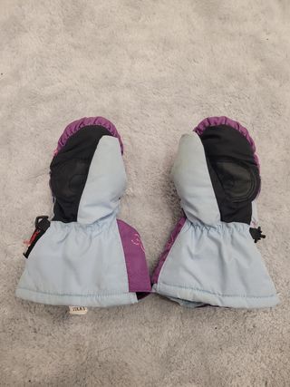 Manoplas nieve talla 5 o 6 años niña