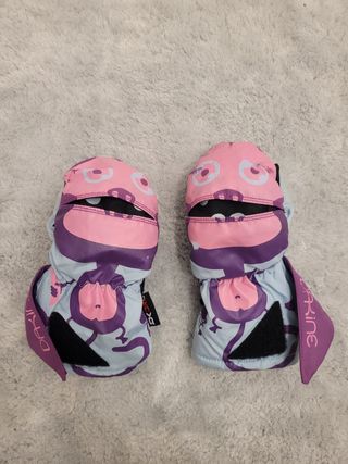 Manoplas nieve talla 5 o 6 años niña