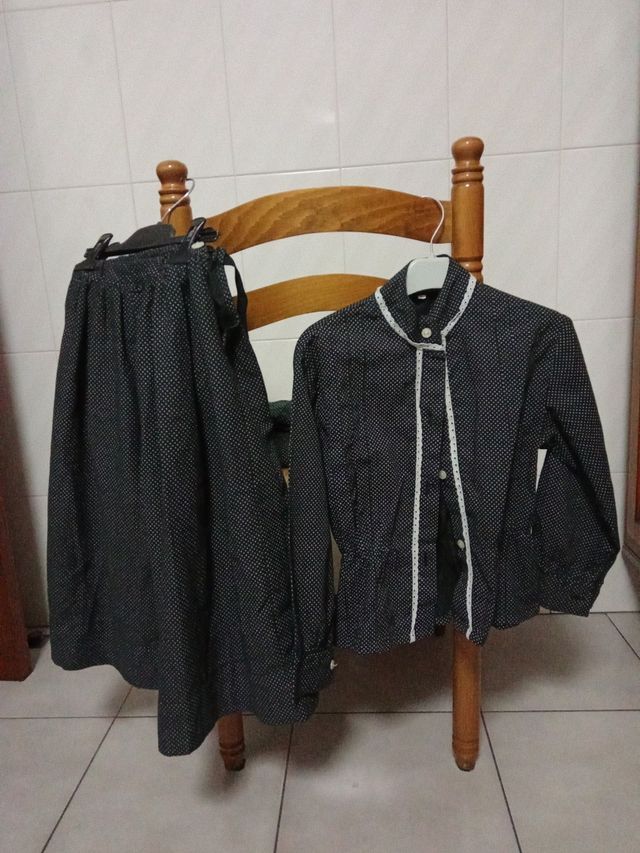 Vestido de casera niña talla 6