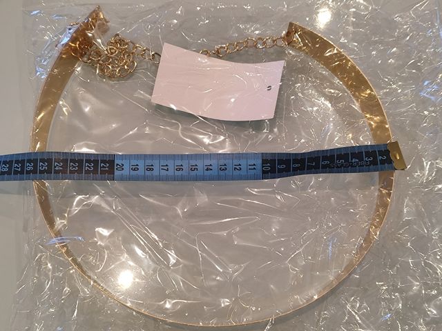 Cinturón dorado metálico NUEVO