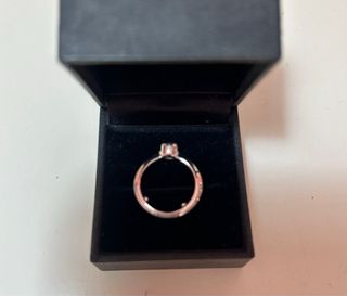 Anillo solitario oro blanco con brillante 