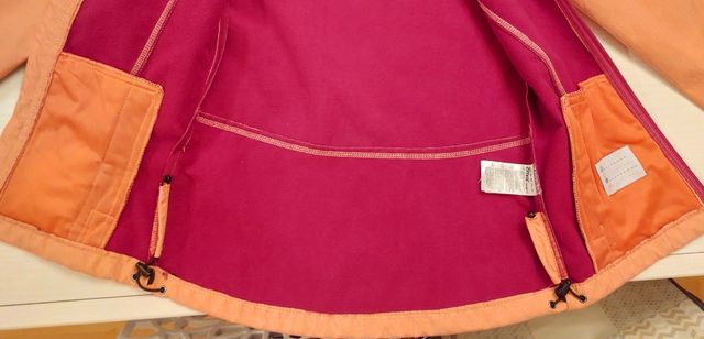 Chaqueta de niña impermeable y cálida