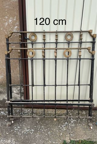 Cabecero y piecero laton 120 cm