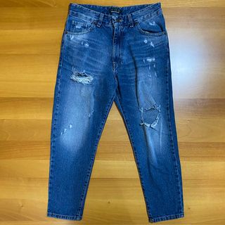 MOD Jeans Blu 42 Streetwear Effetto Strappato