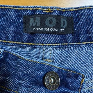 MOD Jeans Blu 42 Streetwear Effetto Strappato