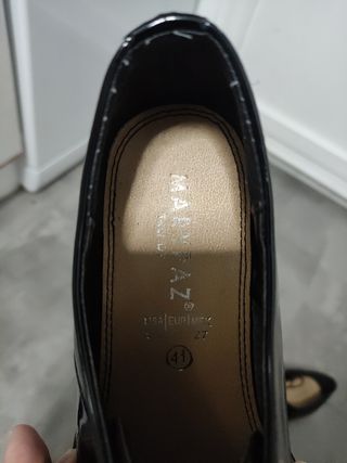 Zapatos negros mujer de cordones