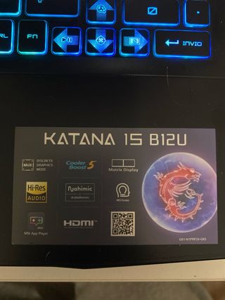 laptop Msi katana 15