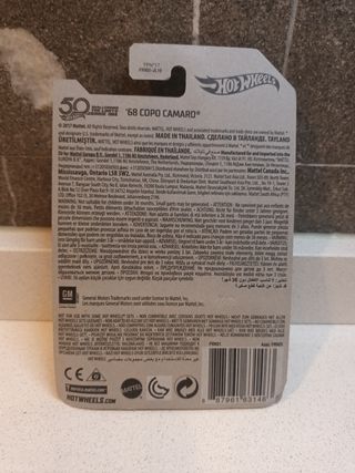 Hot Wheels '68 Copo Camaro Zamac 50th