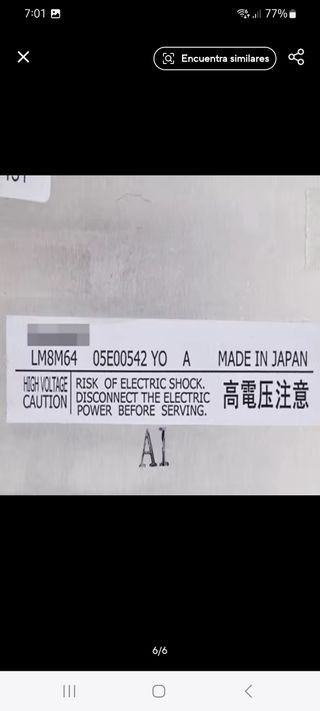 Pantalla LCD original SHARP LM8M64 oferta!
