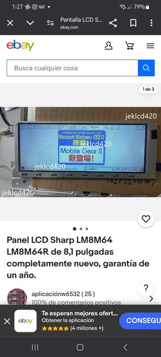 Pantalla LCD original SHARP LM8M64 oferta!