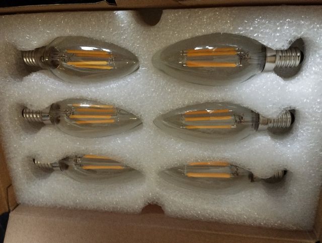 Lampadina a LED effetto fiamma E14