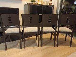 Mueble comedor completo + 4 sillas