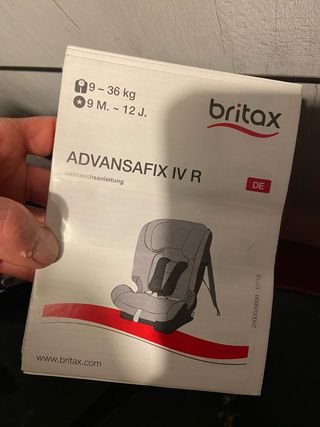 Silla coche britax romer advansafix IV R