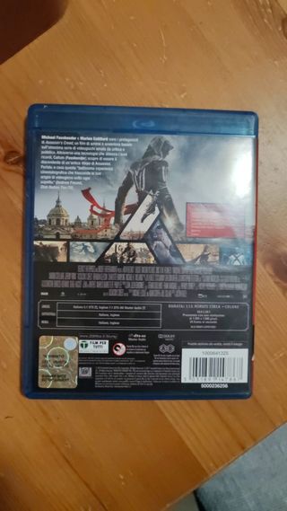 Assassins Creed film bluray disc