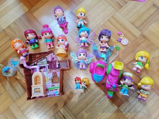 Pinypon LOTE Moto con sidecar + Casa