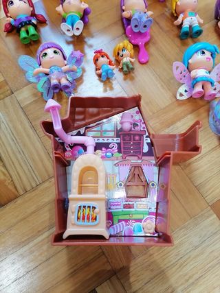 Pinypon LOTE Moto con sidecar + Casa