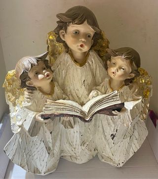 El mejor centro mesa/arbol navidad, tres angeles