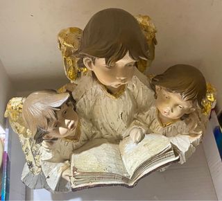 El mejor centro mesa/arbol navidad, tres angeles