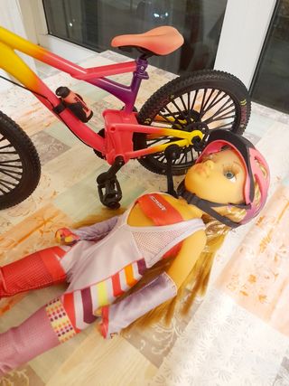 Nancy con bicicleta a estrenar