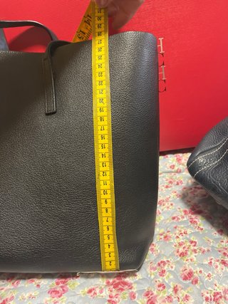 Bolso piel CH negro carolina herrera Bag tote