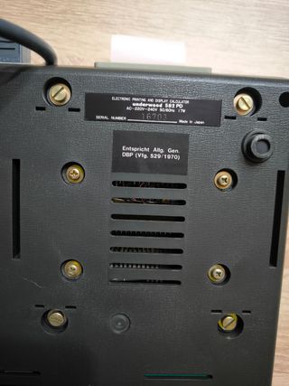 Calculadora Underwood 582PD