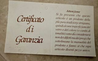 Candeliere soffiato a vetro Cangini e Tucci