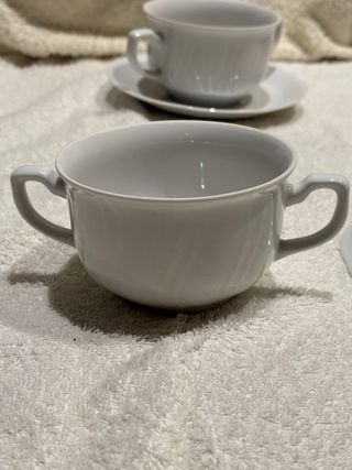 Juego de consome 14 piezas porcelana Allegro