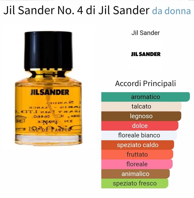 Profumo Jil Sander n.4 30 ml