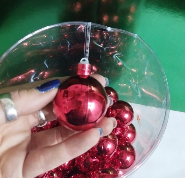 Bolas Navidad color Rojo ❤️