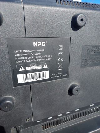 Televisor pequeño NPG 19"