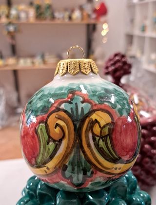 Palle di natale in ceramica