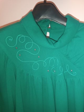 Abito verde premaman