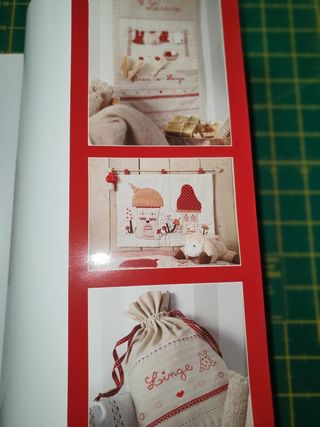 Rouge, passionnément... Broderie-Appliqué-Couture.