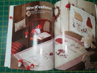 Rouge, passionnément... Broderie-Appliqué-Couture.