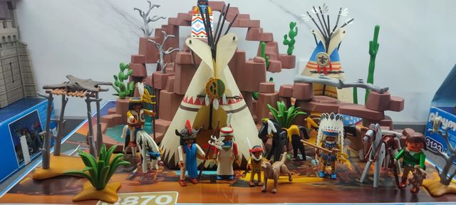 Poblado indio Playmobil