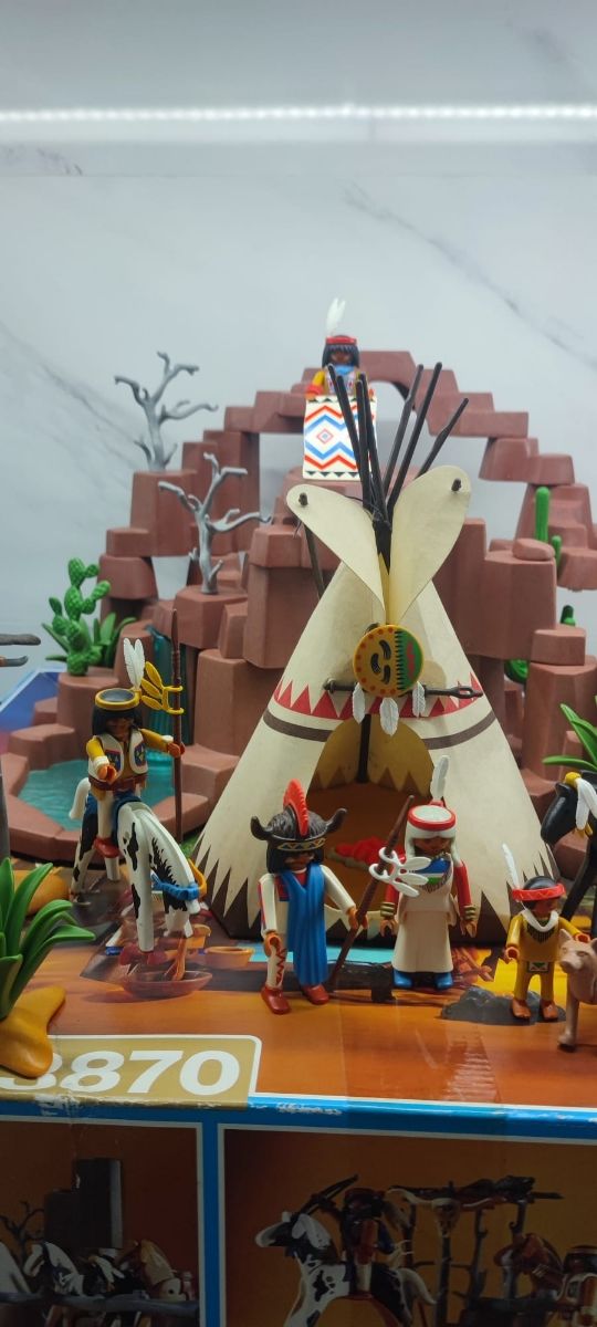 Poblado indio Playmobil