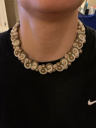 Girocollo collana fatta a mano