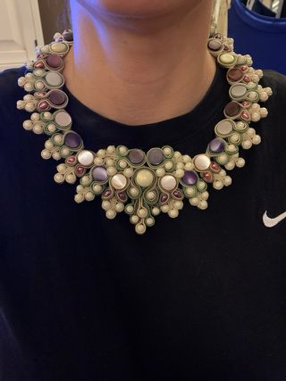 Girocollo collana fatta a mano