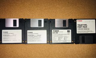 BJC-250 Manual Kit Impresora Canon (disquetes/doc)