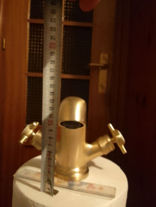 Grifo lavabo vintage y tapón 