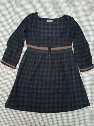 Vestido cuadros Pull & Bear