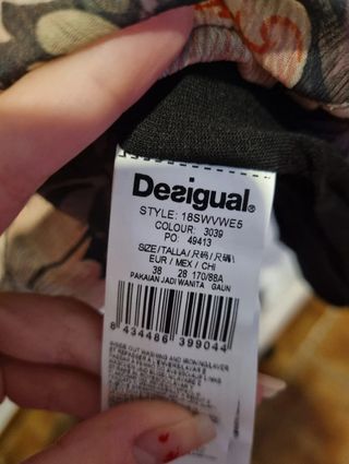 Vestido con piedras Desigual