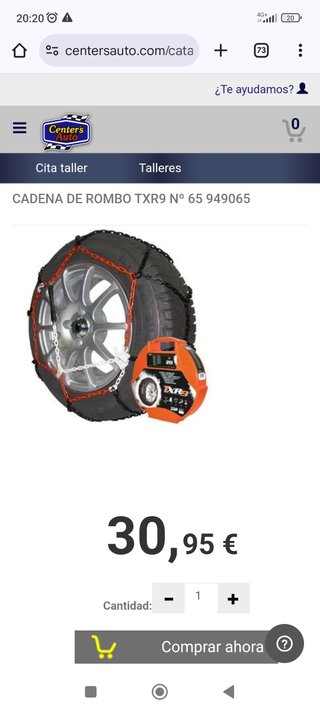 Cadena de nieve
