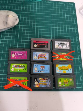 Juegos originales para GBA PRECIOS NEGOCIABLES