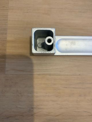 18 tiradores plateados de 16mm en muy buen estado