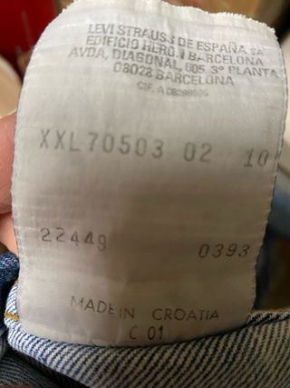 Chaqueta vaquera levis vintage