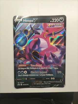 Carta grande Pokémon real de hoopa
