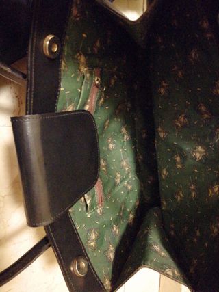 Bolso de fiesta vestir, estilo vintage negro asa l