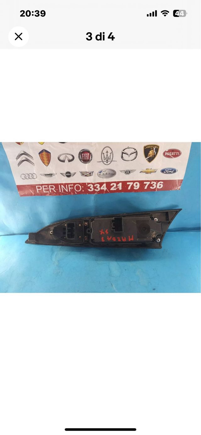 PULSANTIERA ANTERIORE SINISTRO MAZDA 3 2007