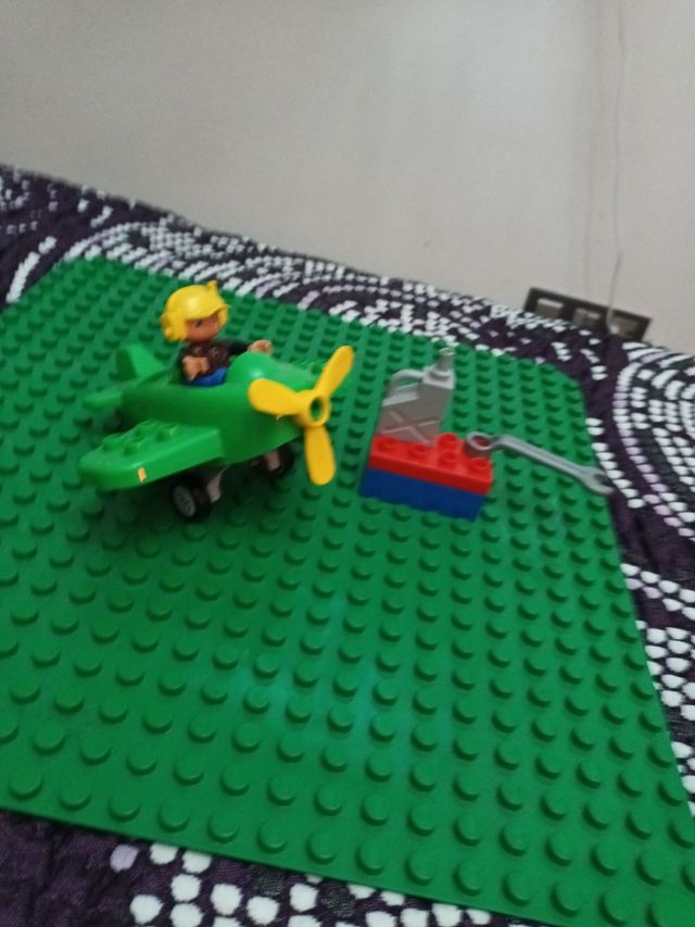Lego Duplo avioneta con muñeco 14 piezas